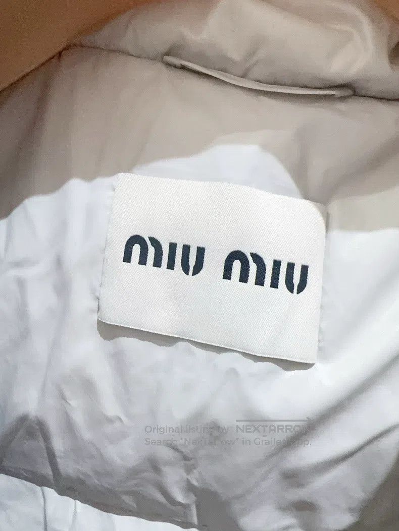 Miu Miu Miu Miu 36 23 autumn and winter white down jacket Size S / US 4 / IT 40 - 4 Thumbnail