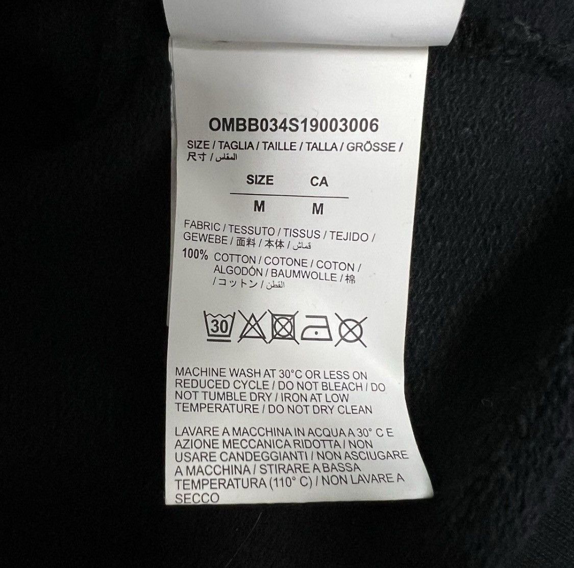 Off-White OFF-WHITE SS19 DIAGONAL SPLIT LOGO HOODIE Size US M / EU 48-50 / 2 - 7 Thumbnail