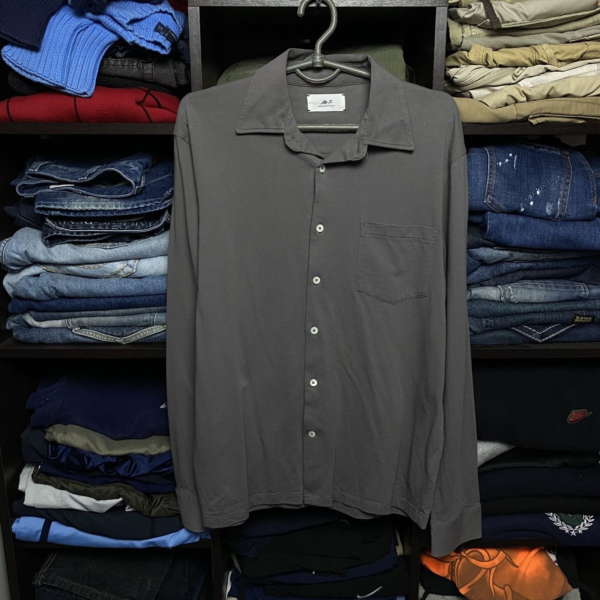 Mr P. Designer Mr P. Basic button up luxury streetwear basic shirt Size US S / EU 44-46 / 1 - 1 Thumbnail