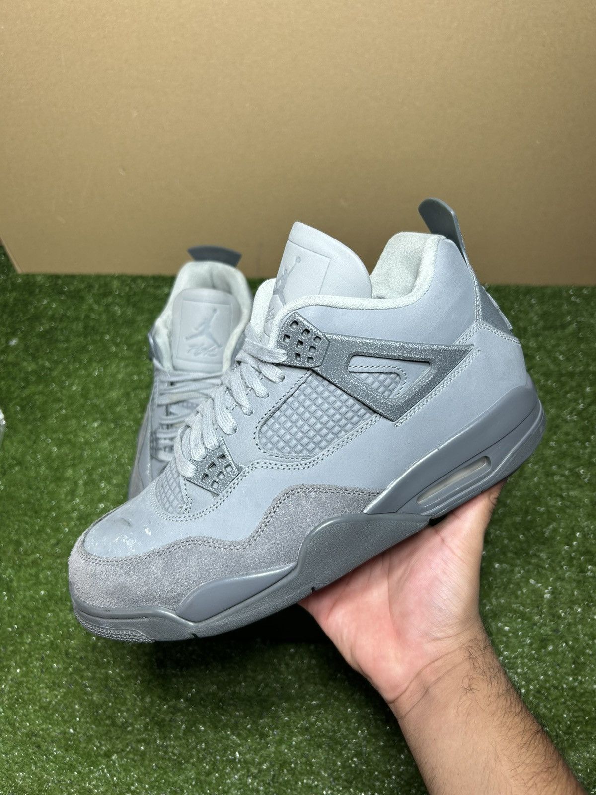 Jordan Brand Jordan 4 Wet Cement Size US 9.5 / EU 42-43 - 2 Thumbnail