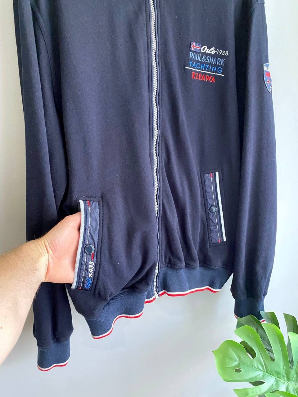 Paul & Shark Paul Shark Yachting Royal Ocean Men's Zip Track Jacket, XL Size US XL / EU 56 / 4 - 9 Thumbnail