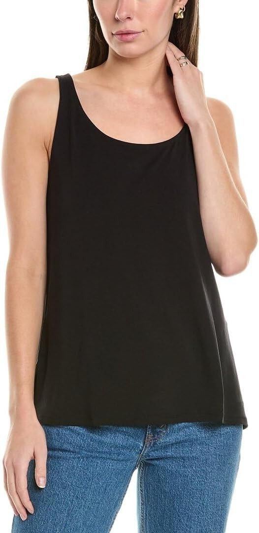 Eileen Fisher Eileen Fisher Scoop Neck Tank Top Black ( XS ) Size XS / US 0-2 / IT 36-38 - 1 Thumbnail