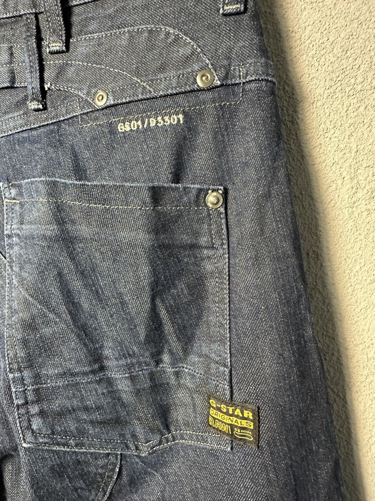 G-Star G Star Storm Elwood 5620 Loose State Embro W34/L34 Jeans Size US 34 / EU 50 - 8 Thumbnail