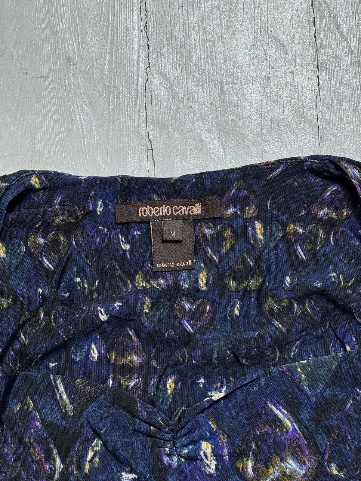 Roberto Cavalli VINTAGE ROBERTO CAVALLI 2000s HEART MONOGRAM LONG SLEEVE Size M / US 6-8 / IT 42-44 - 5 Thumbnail