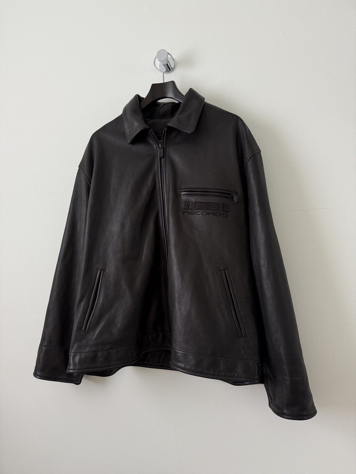 Enfants Riches Deprimes 2022 "Records" Sheep Leather Work Jacket Size US L / EU 52-54 / 3 - 4 Thumbnail