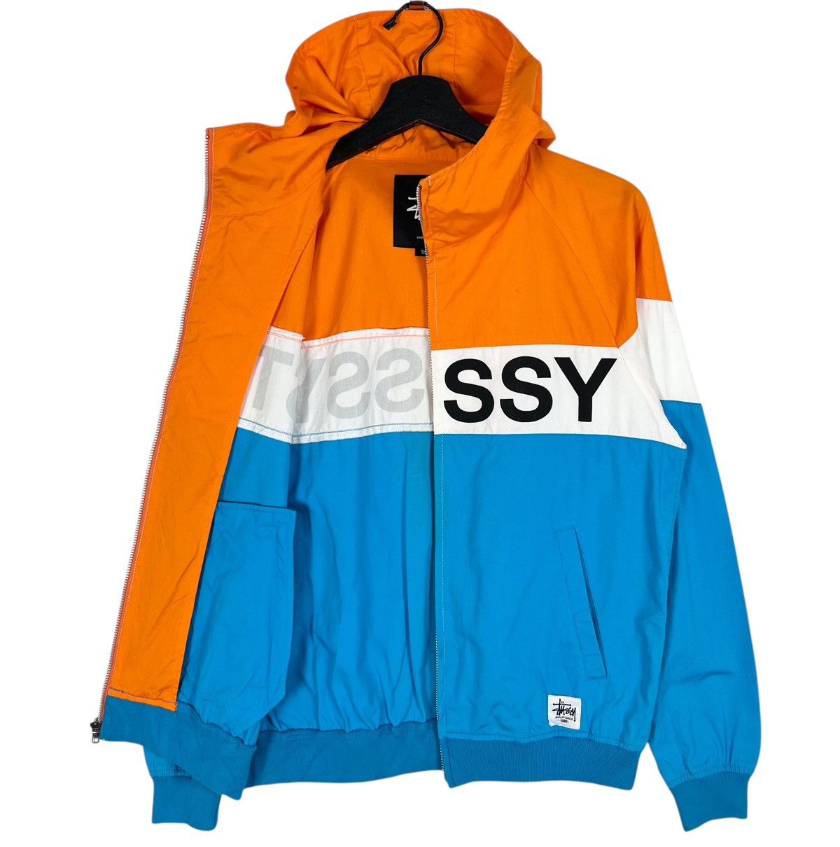 Stussy Stussy Colorblock Zipper Hoodie Jacket Spell Out Logo Size US S / EU 44-46 / 1 - 6 Thumbnail
