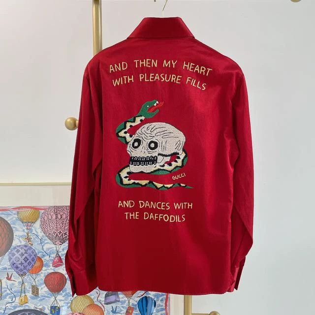 Gucci Gucci Red shirt Size US S / EU 44-46 / 1 - 2 Thumbnail