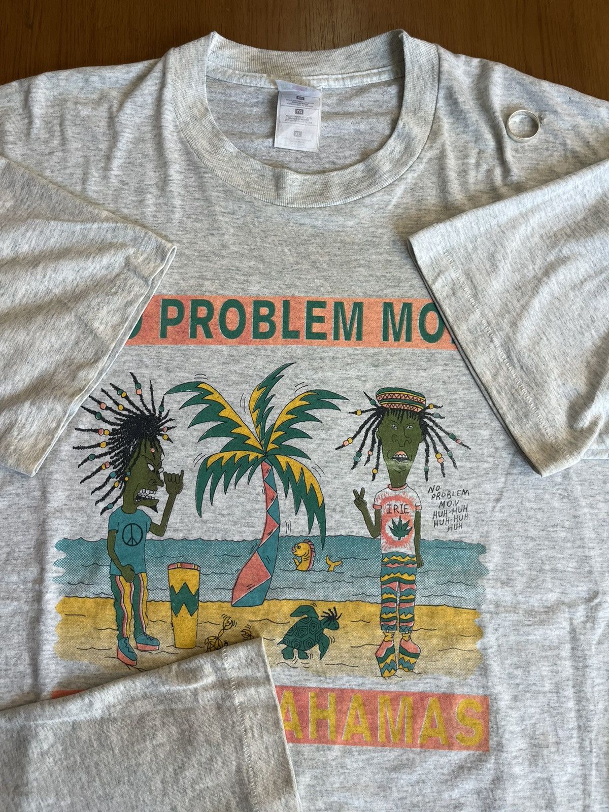 Arts & Science Vintage Beavis and Butthead No Problem mon Peace 90’s Tshirt Size US XL / EU 56 / 4 - 7 Thumbnail