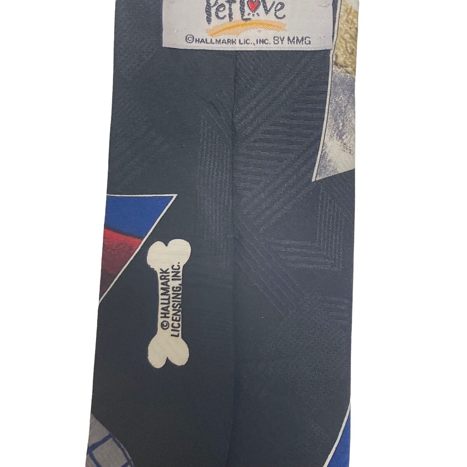Vintage Hallmark Pet Love Cocker Spaniel Puppy Vintage Necktie Size ONE SIZE - 5 Thumbnail