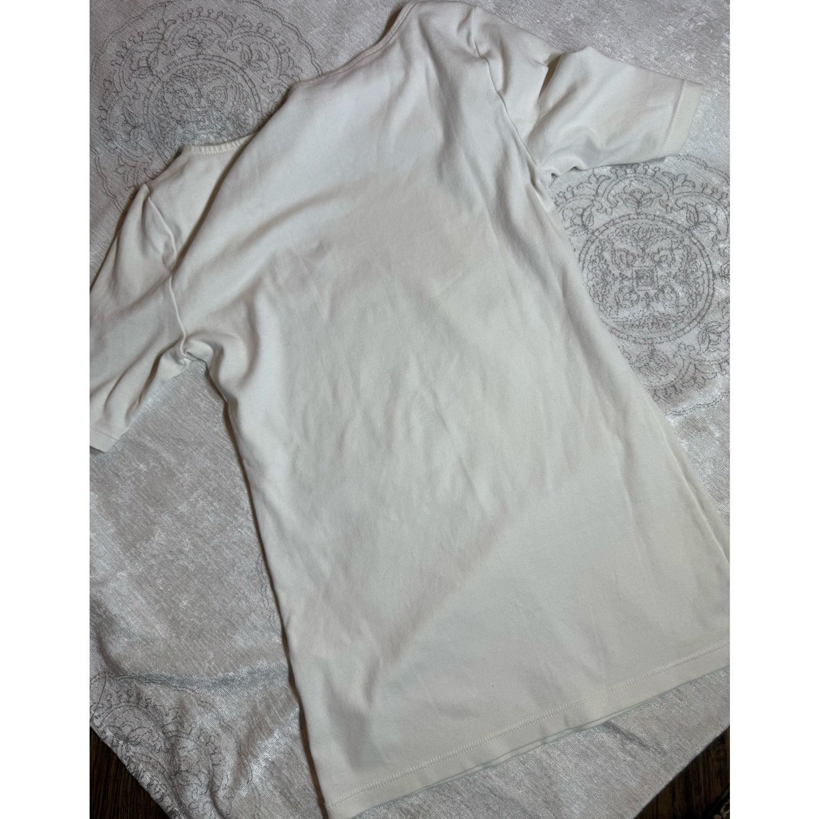 Lauren Ralph Lauren Lauren Ralph Lauren Stretch Boat Neck Short Sleeve Shirt Size XS / US 0-2 / IT 36-38 - 7 Thumbnail