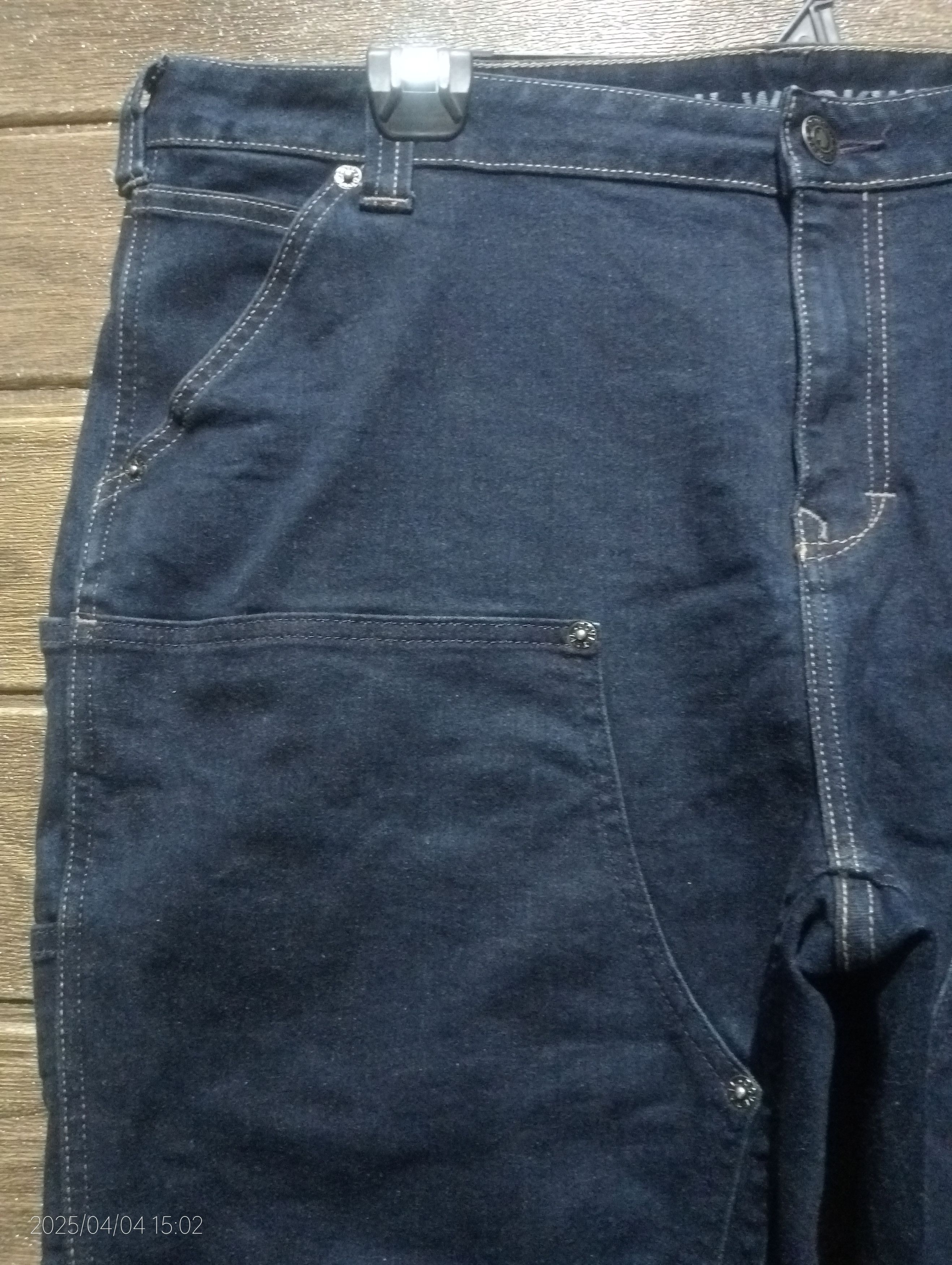 Japanese Brand Vtg Dovetail Workwear Stretch Thermal Double Knee Denim Size US 40 / EU 56 - 5 Thumbnail