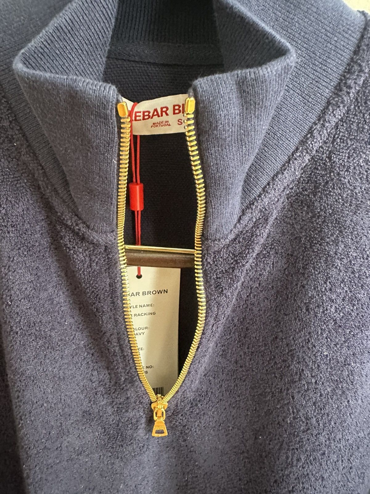 Orlebar Brown Orlebar Brown toweling half zip sweatshirt Size US S / EU 44-46 / 1 - 2 Thumbnail
