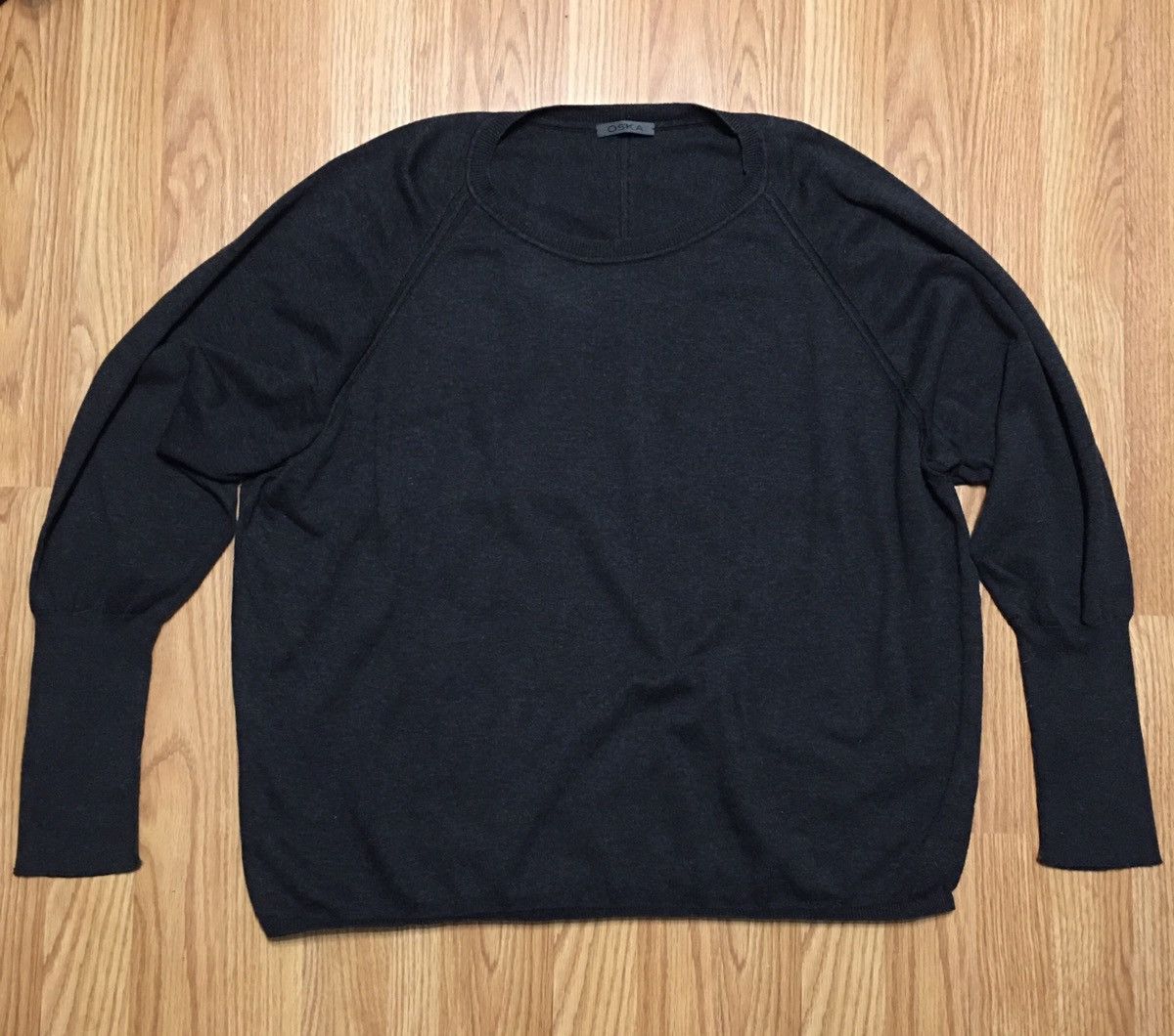 OSKA OSKA Grey Wool Jumper Sweater Size 2 (UK 12-14) Size M / US 6-8 / IT 42-44 - 7 Thumbnail