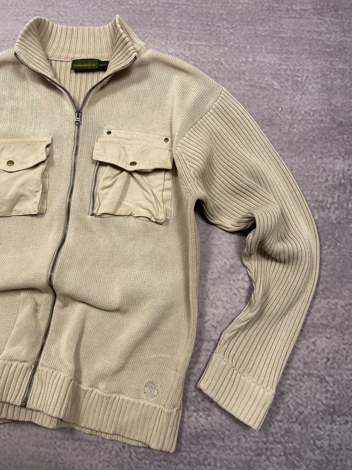 Le Grande Bleu (L.G.B.) Vintage LGB IfSixWasNine Style Timberland Pocket Zip Sweater Size US XL / EU 56 / 4 - 3 Thumbnail