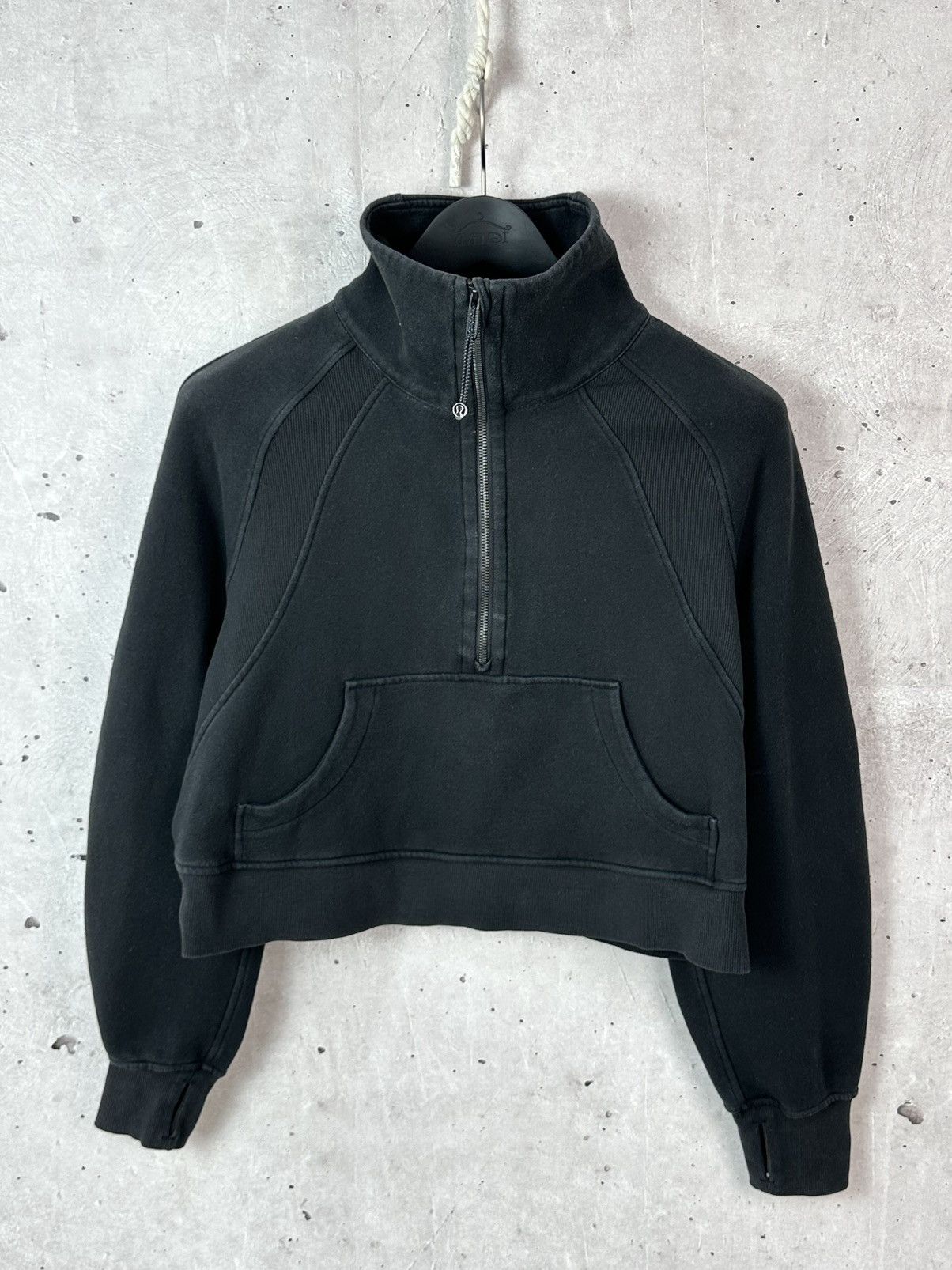 Lululemon Lululemon Quarter Zip Black Long Sleeve Women’s Jumper Size M / US 6-8 / IT 42-44 - 7 Thumbnail
