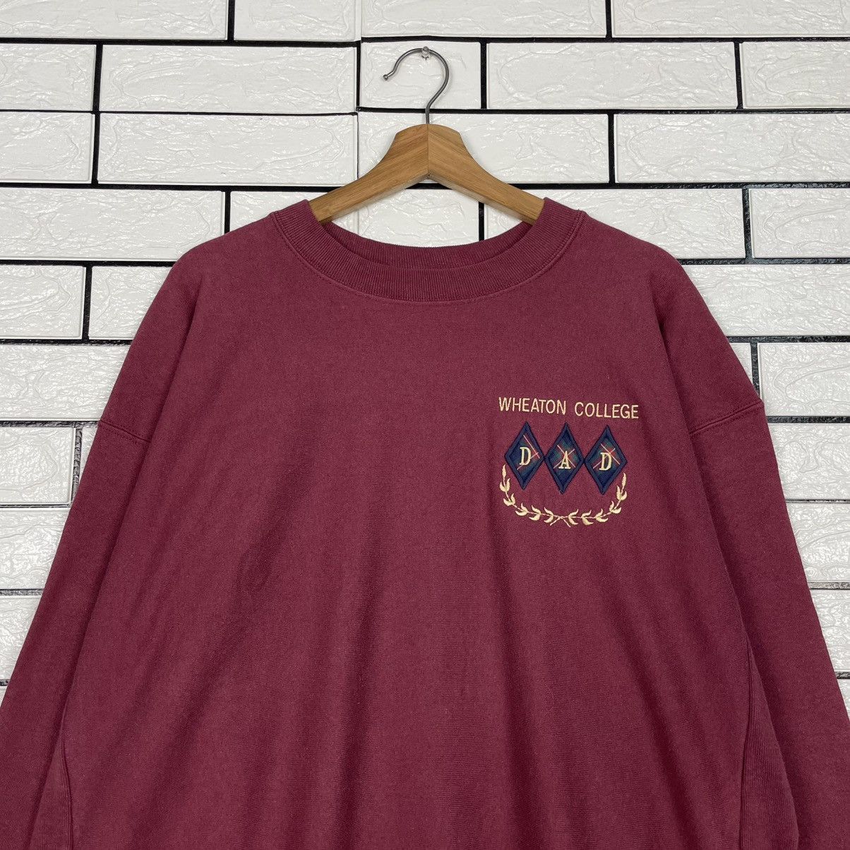Other Vintage 80s Wheaton College Sweatshirt Size US XL / EU 56 / 4 - 2 Thumbnail