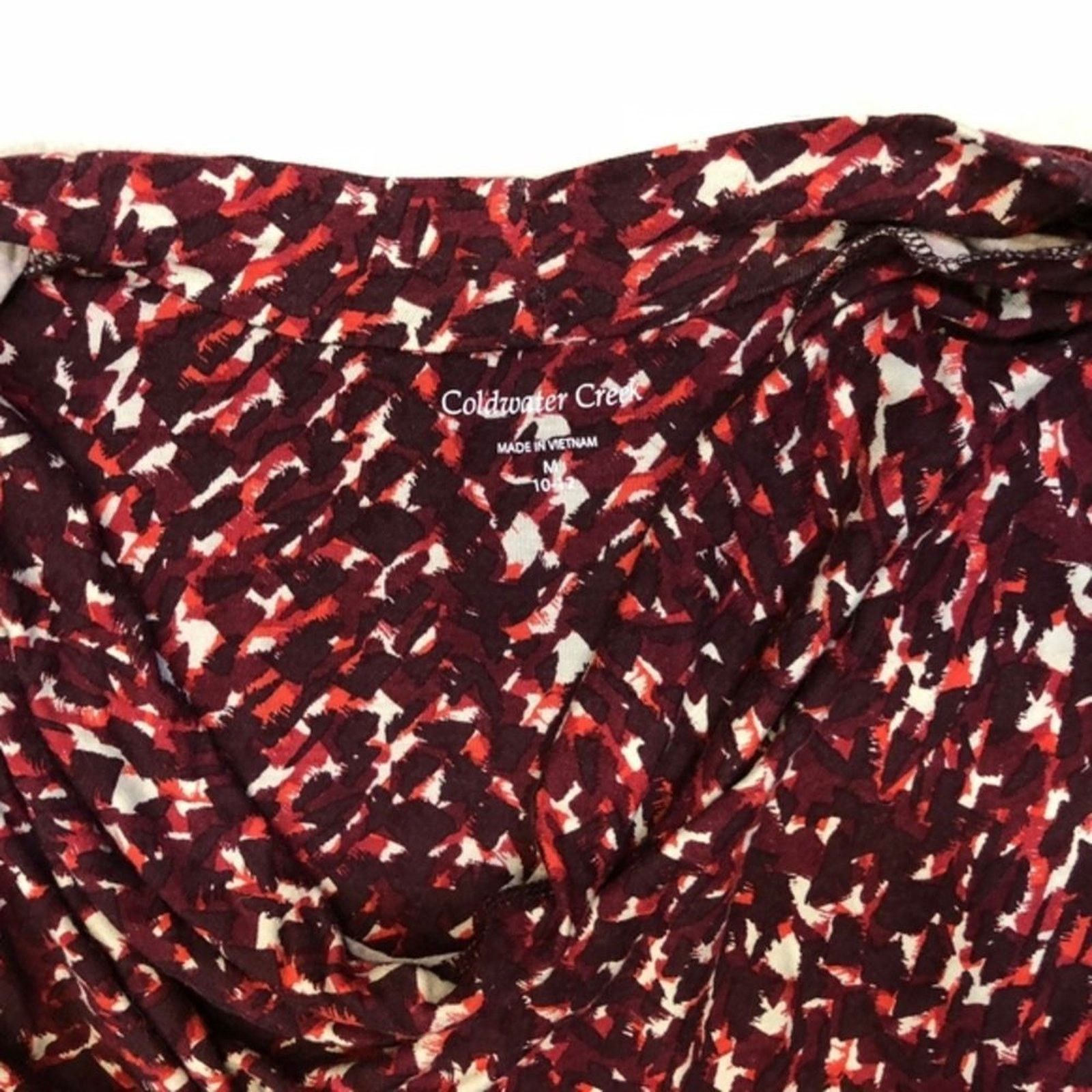 Coldwater Creek Coldwater Creek Red and Pink Abstract Print Tank Top | Sz M Size M / US 6-8 / IT 42-44 - 3 Thumbnail