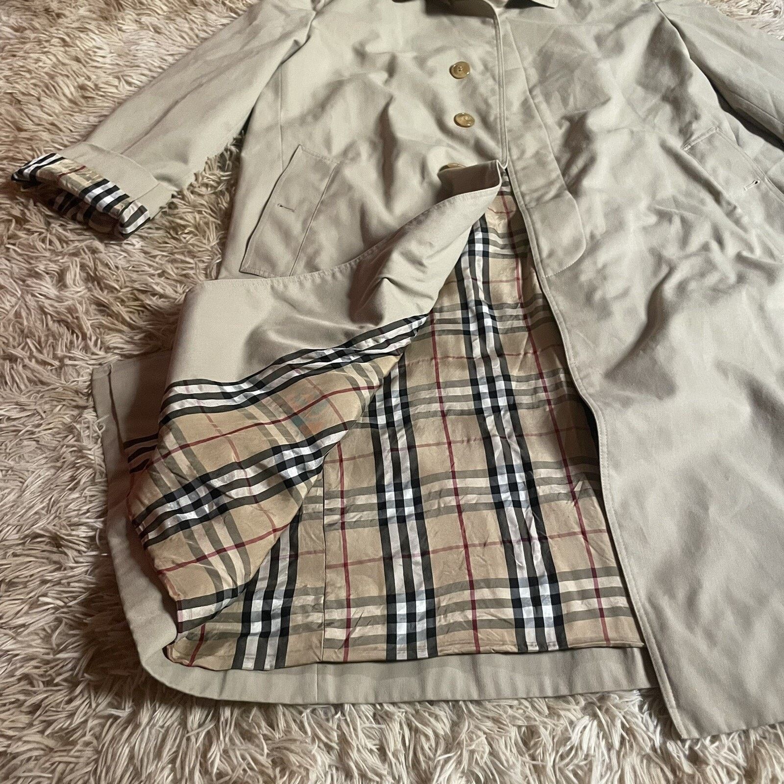 Burberry vintage Burberry Trench Coat winter jacket Nova Check men's Size US L / EU 52-54 / 3 - 2 Thumbnail