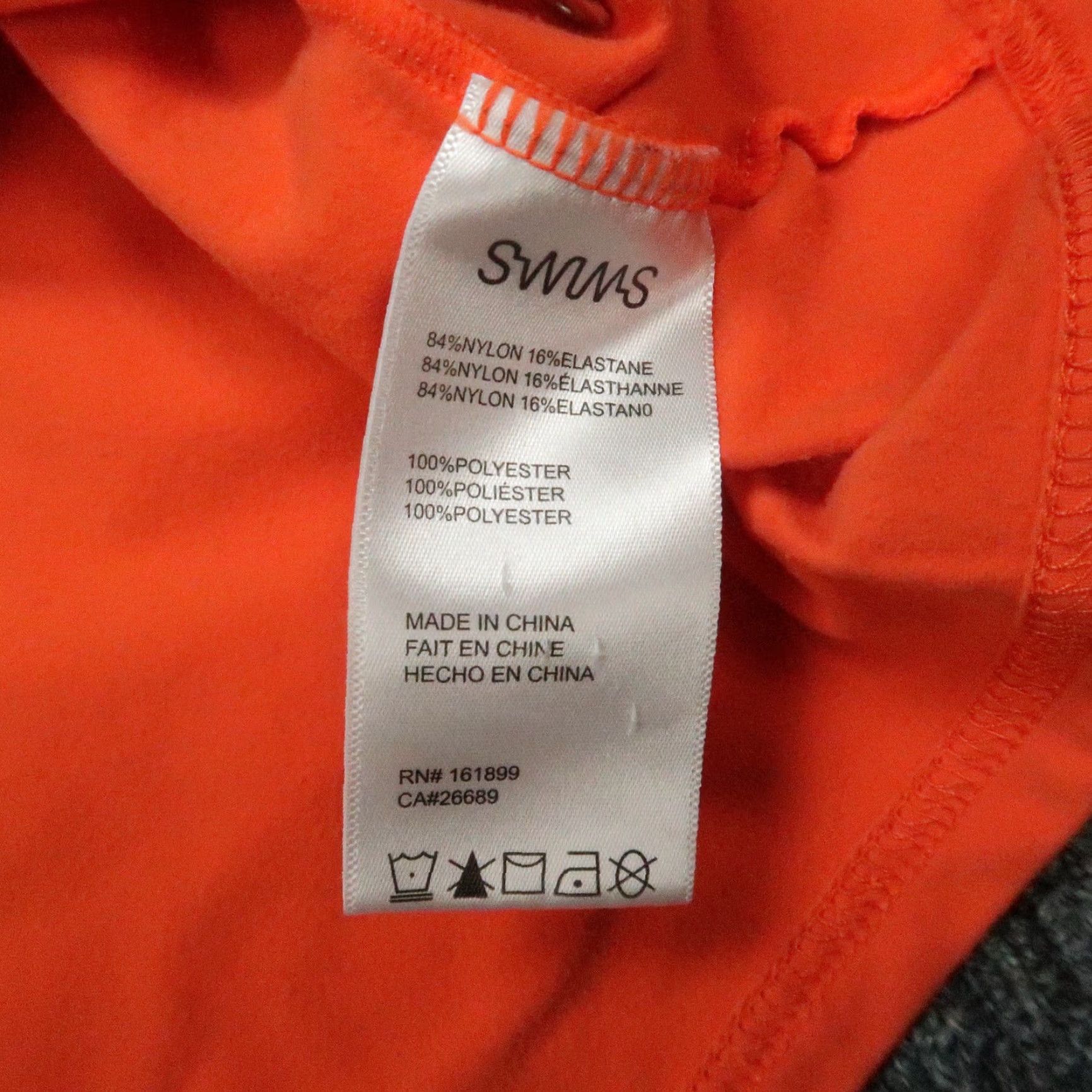Swims SWIMS Pullover Mens Extra Large Orange Stavenger Quarter Zip Performance XL Size US XL / EU 56 / 4 - 5 Thumbnail
