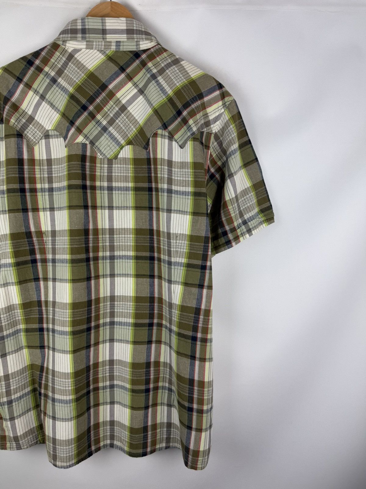 Oakley Oakley Short Sleeve Checked Plaid Outdoor Western Shirt Size US XL / EU 56 / 4 - 16 Thumbnail