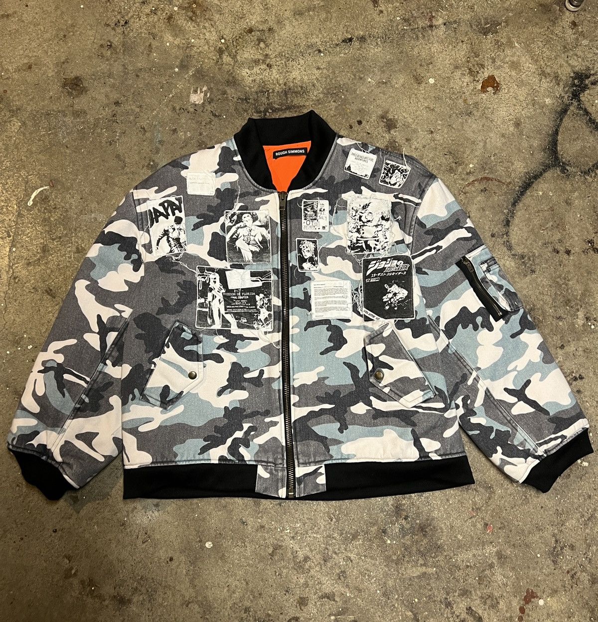 Bomber Jacket Rough Simmons Ora! Ora! JoJos Bizarre Adventure 