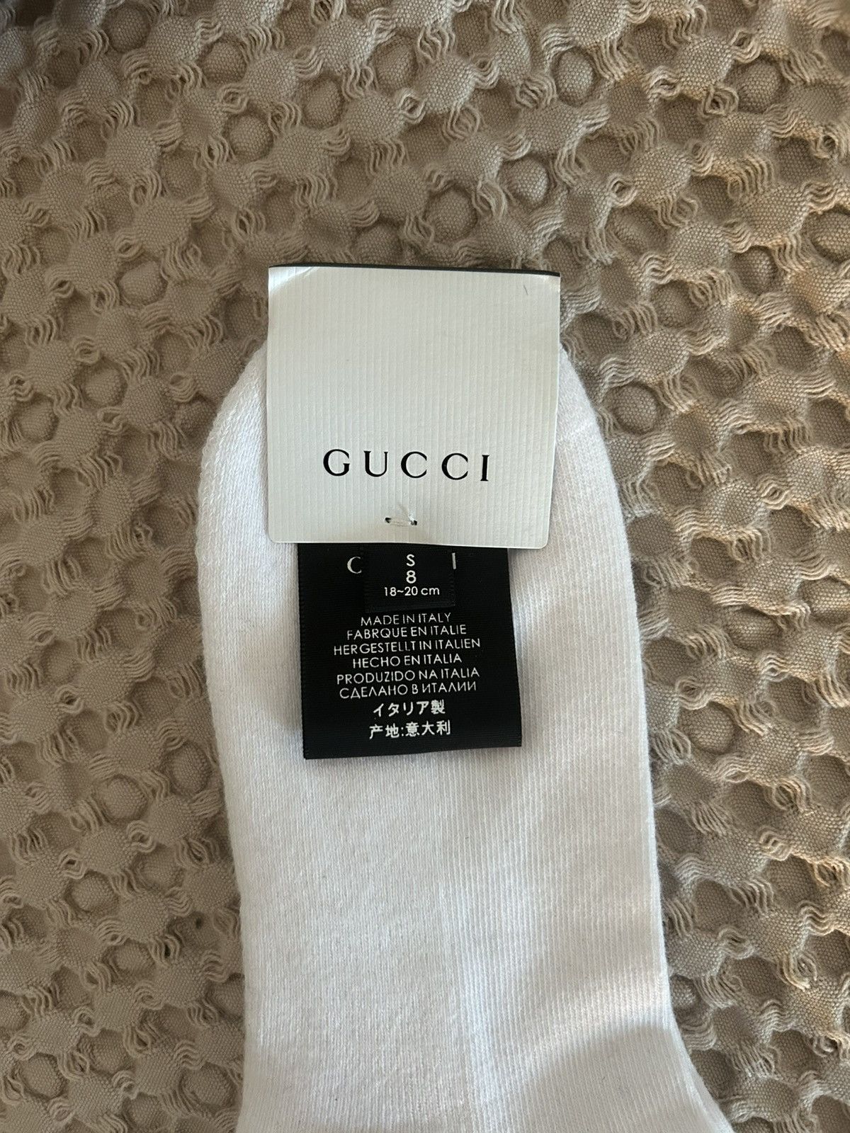 Gucci Gucci logo socks size S Size 46 - 3 Thumbnail