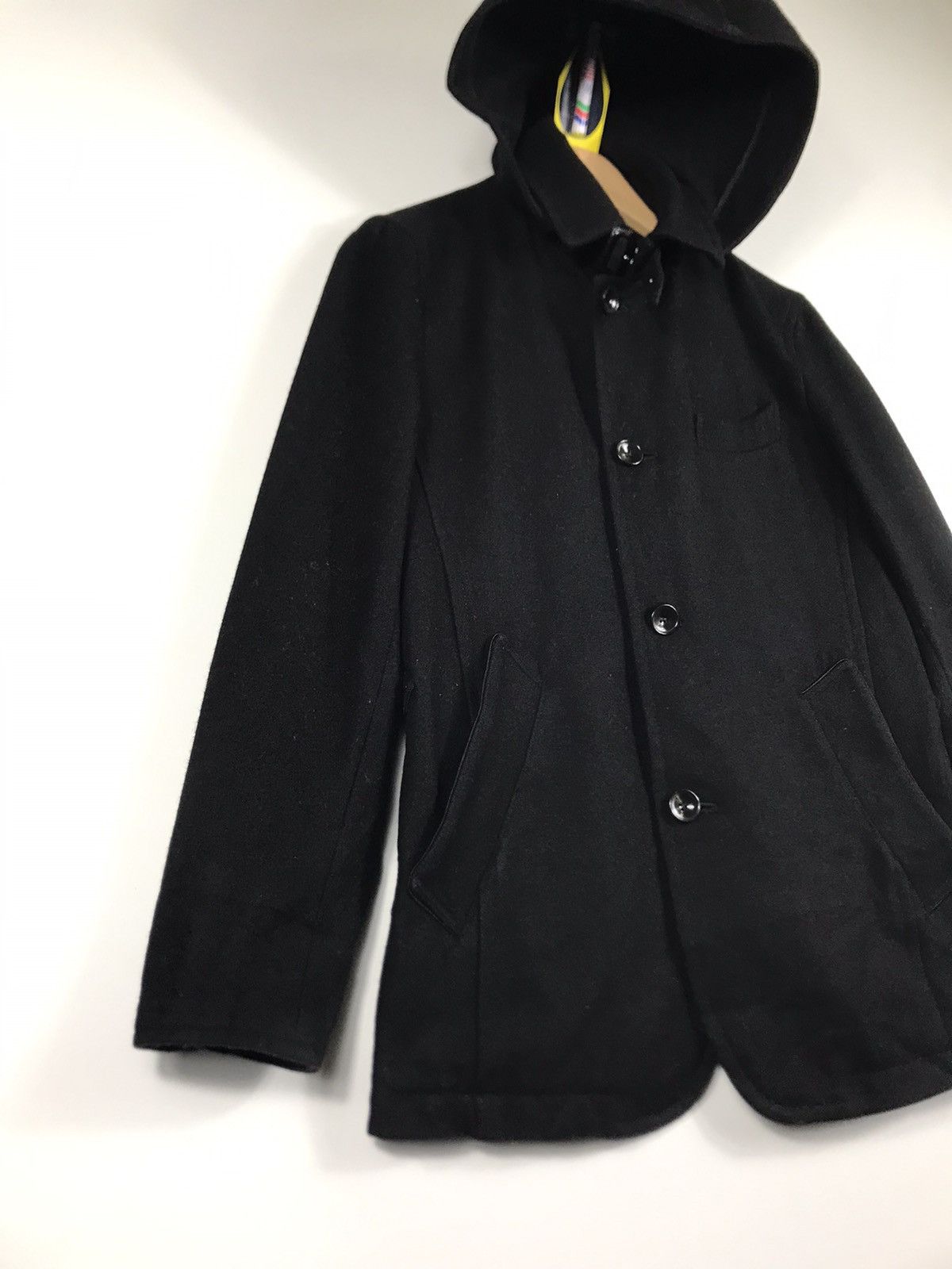 Designer × Melrose 🔥Men’s Melrose Nobilia Hooded Wool Button Jacket Size US S / EU 44-46 / 1 - 2 Thumbnail