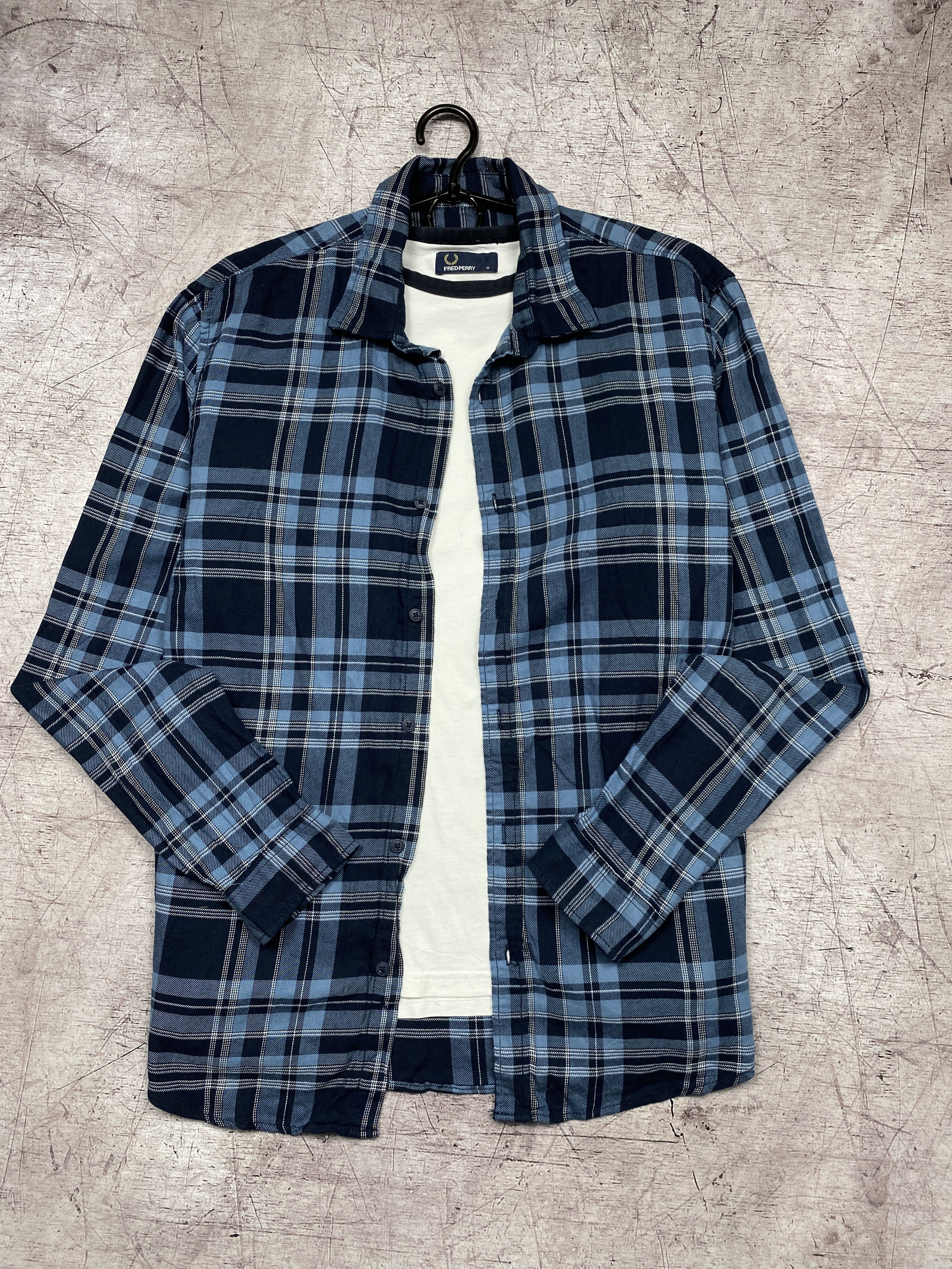 Flannel × Vintage Vintage Mens Flannel Plaid Shirt Y2K Size US L / EU 52-54 / 3 - 1 Thumbnail