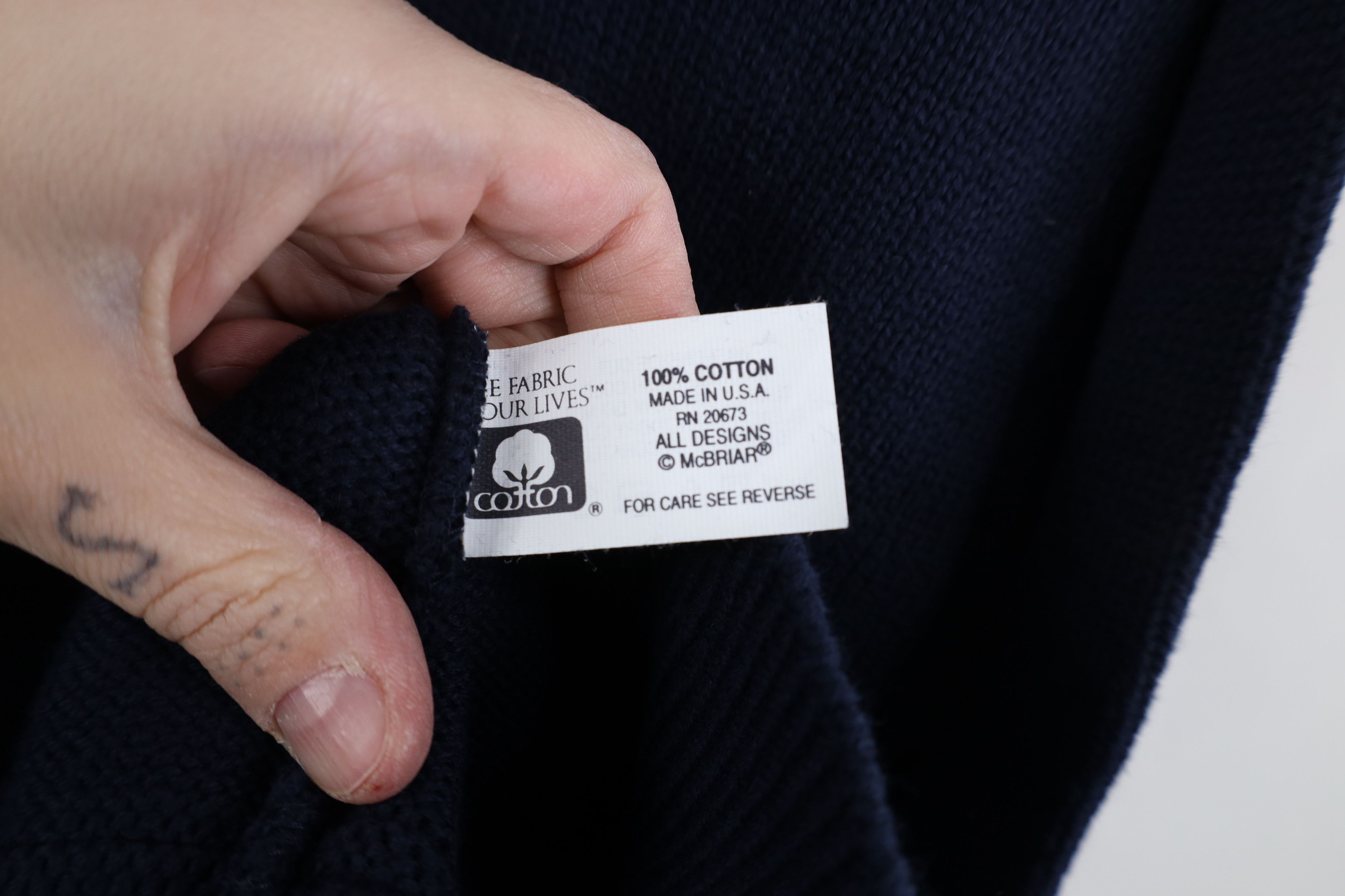 Vintage Deadstock Vintage 80s 90s Ram Truck Knit V-Neck Sweater USA Size US L / EU 52-54 / 3 - 9 Thumbnail