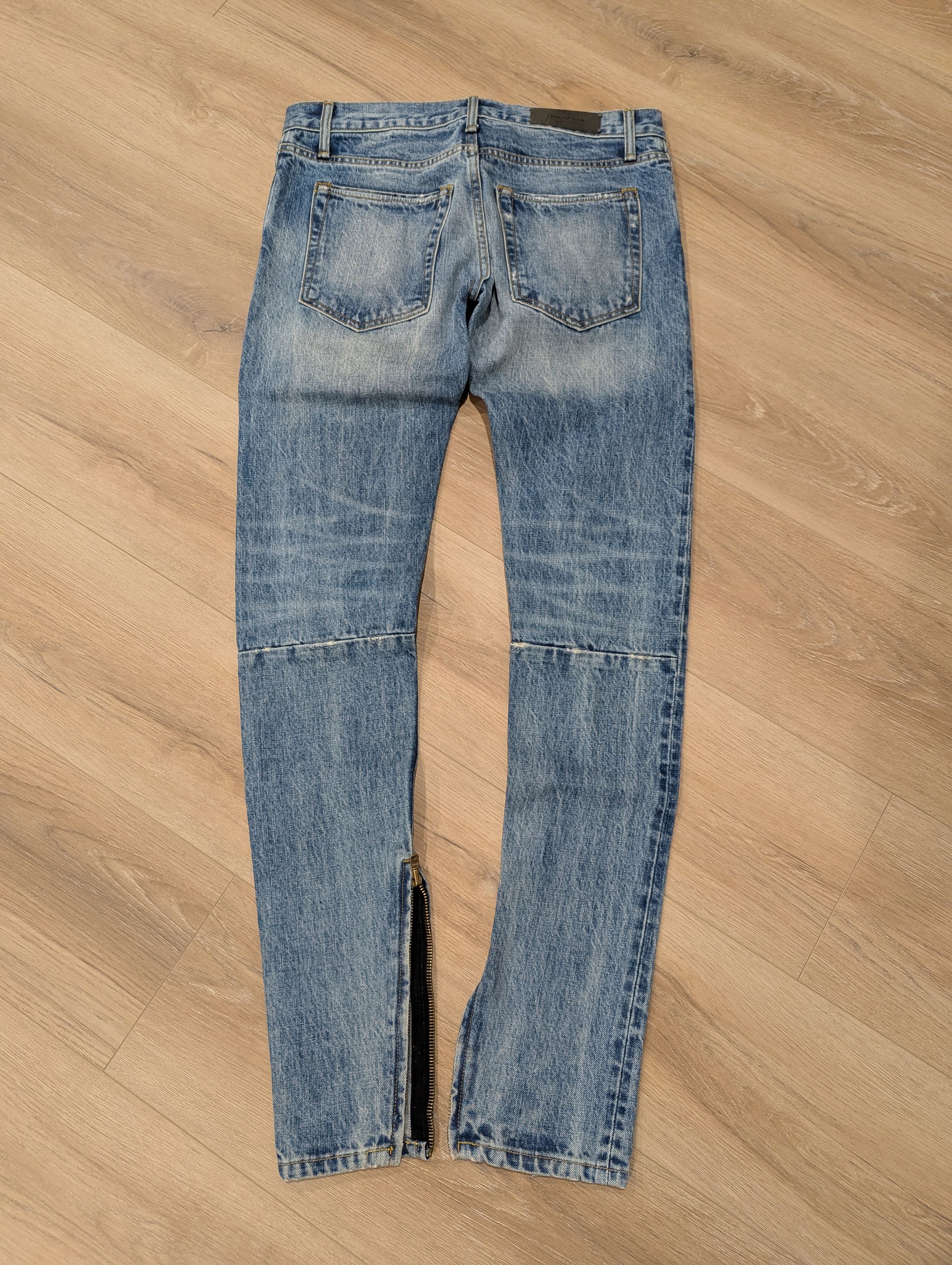 Fear of God 5 Pocket Indigo Selvedge Denim Size US 30 / EU 46 - 2 Thumbnail