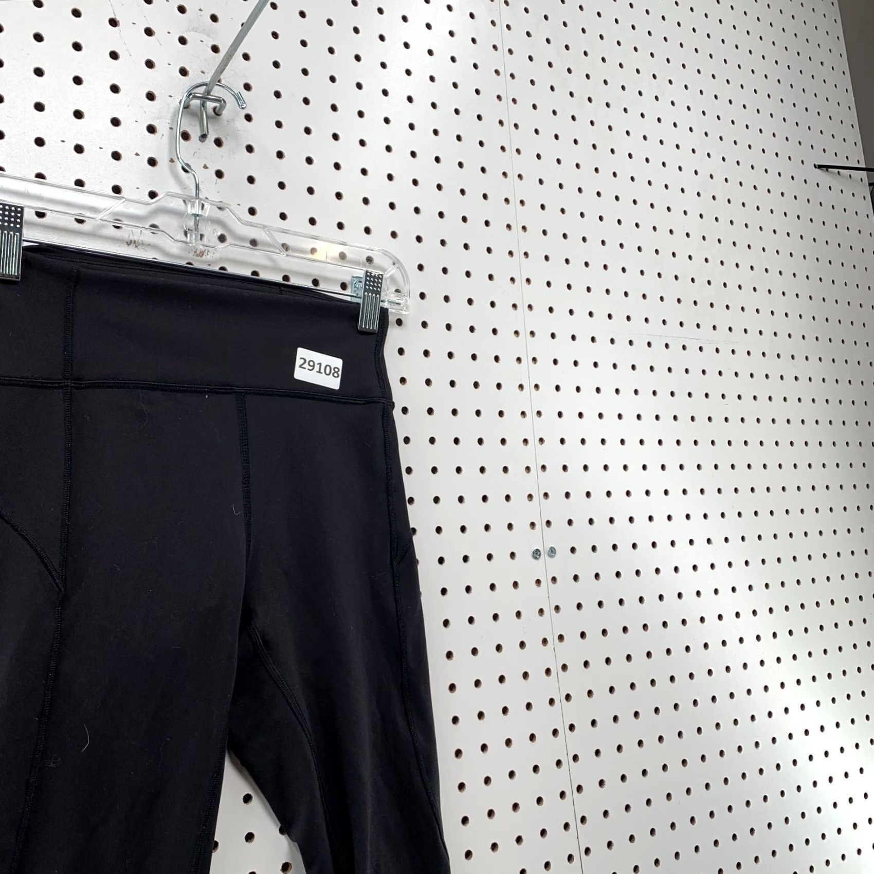 Lululemon Lululemon High Rise Crop Yoga Leggings Womens Size 4 Black 22x19.5 Size 27" / US 4 / IT 40 - 5 Thumbnail