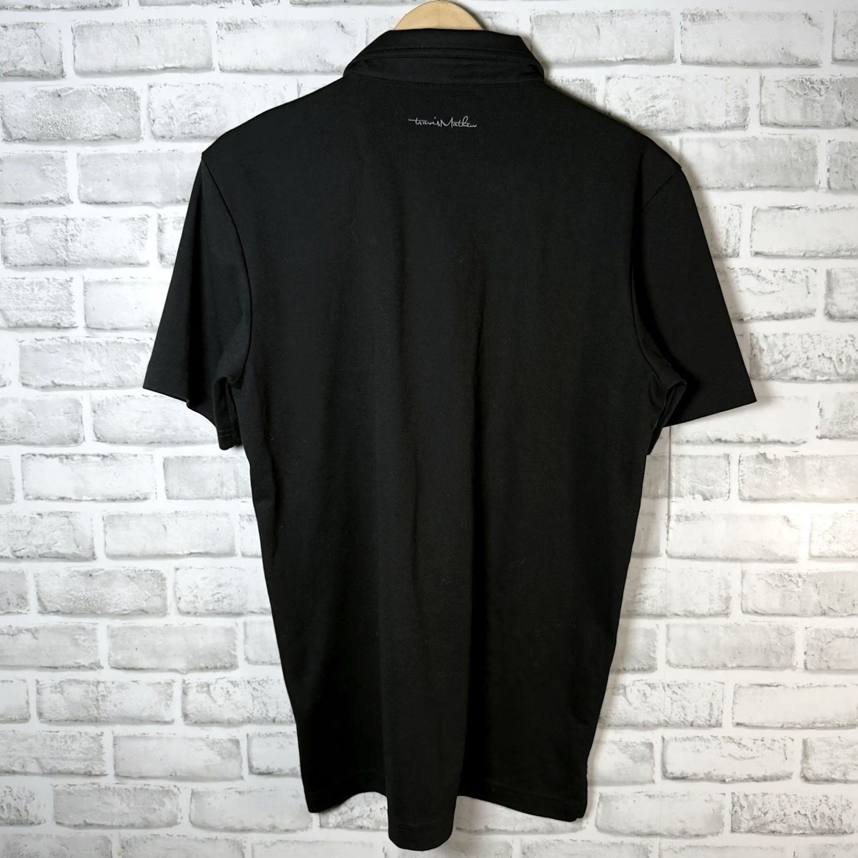 TravisMathew Travis Mathew Black Athletic Polo Shirt Mens Size M Size US M / EU 48-50 / 2 - 5 Thumbnail