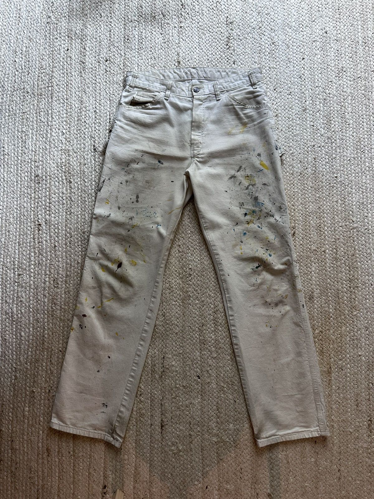 Dickies × Vintage Dickies Paint Splattered Carpenter Pants Size US 32 / EU 48 - 1 Thumbnail