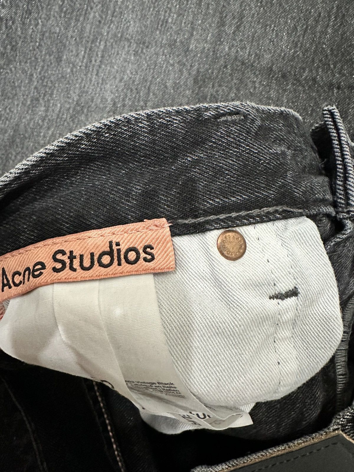 Acne Studios Acne Studios 2022 Vintage Black Denim Size US 30 / EU 46 - 11 Thumbnail