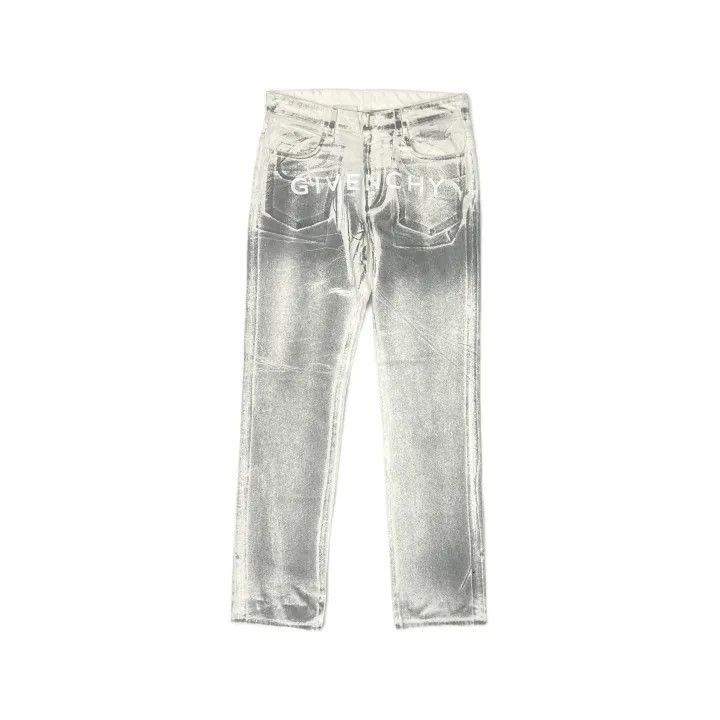 Givenchy Givenchy Givenchy SS23 Logo Print Straight Jeans -2507 Size US 30 / EU 46 - 1 Thumbnail