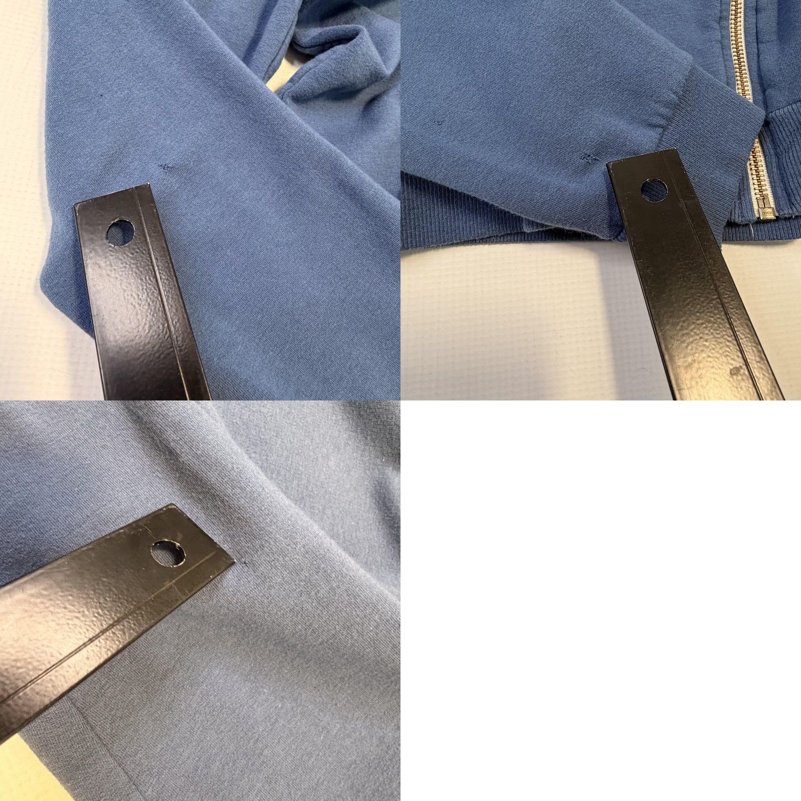 Marine Layer Marine Layer Hoodie Mens Medium Blue Full Zip Fleece Sweatshirt USA Made Logo Size US M / EU 48-50 / 2 - 9 Thumbnail