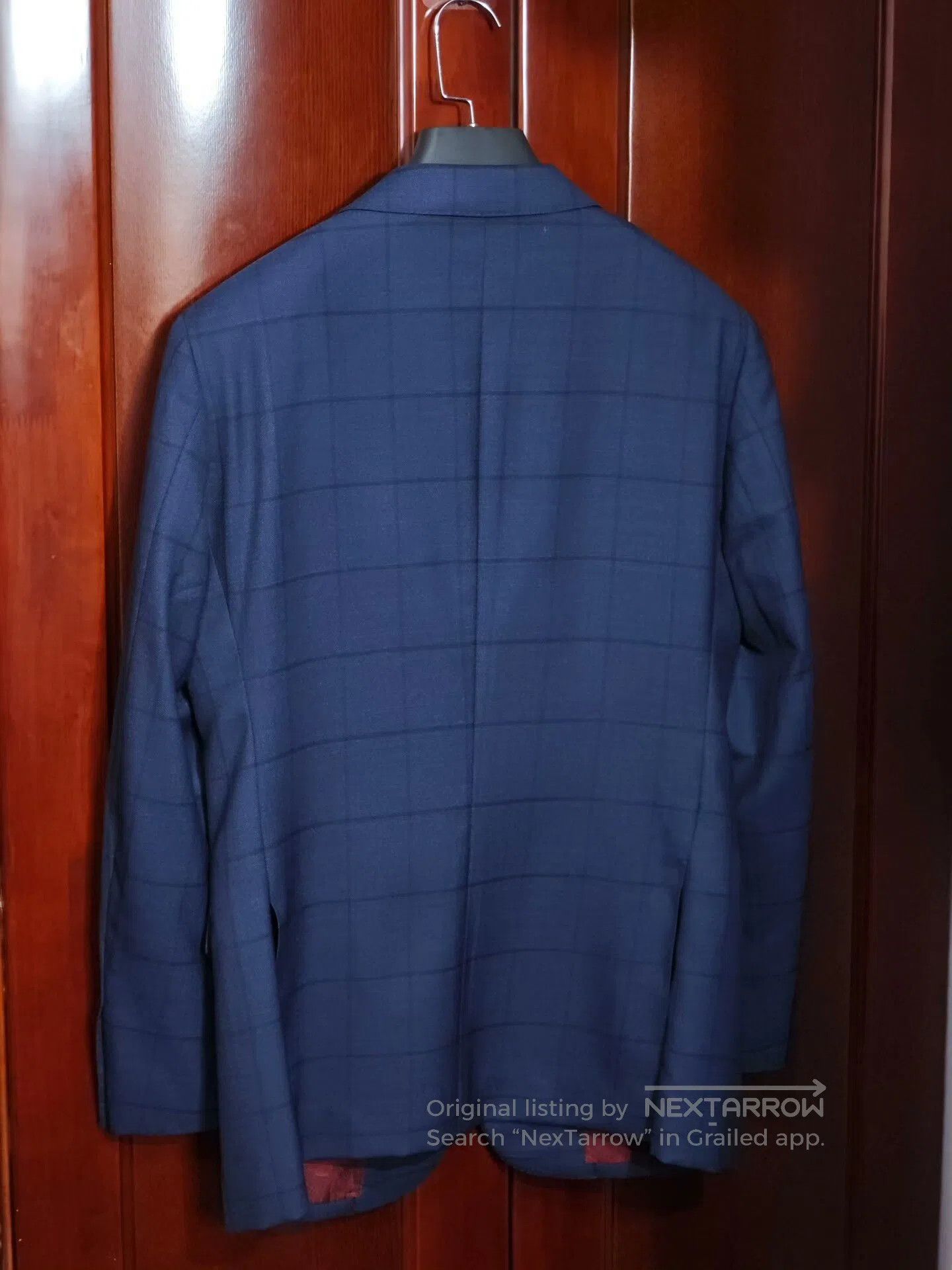 Japanese Brand Italian Blue Wool Suit Jacket. Size US S / EU 44-46 / 1 - 8 Thumbnail