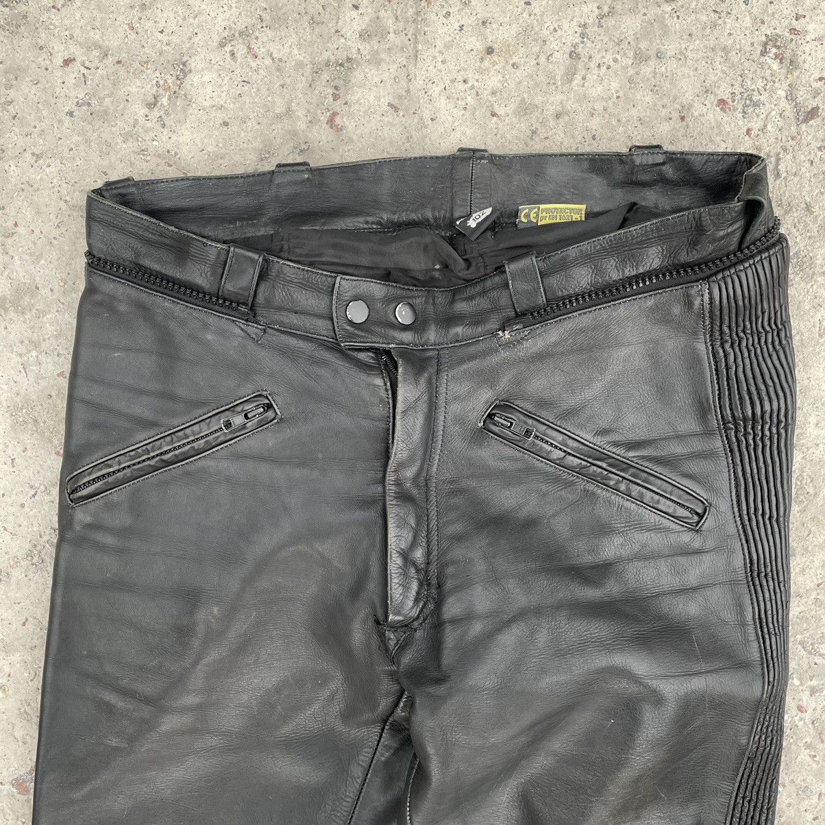 Vintage Vintage Moto Leather Pants 54 Y2K 90s USA Japan Style Size US 32 / EU 48 - 6 Thumbnail