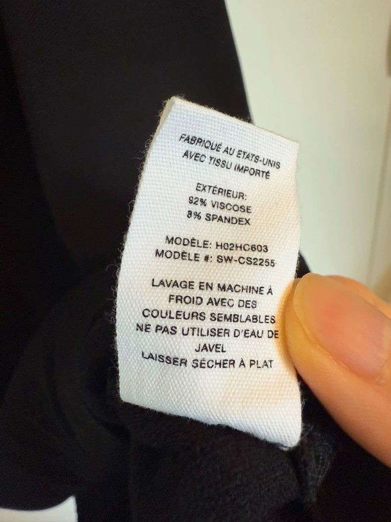 Helmut Lang HELMUT LANG Single side off-shoulder dress in new black wi Size S / US 4 / IT 40 - 4 Thumbnail
