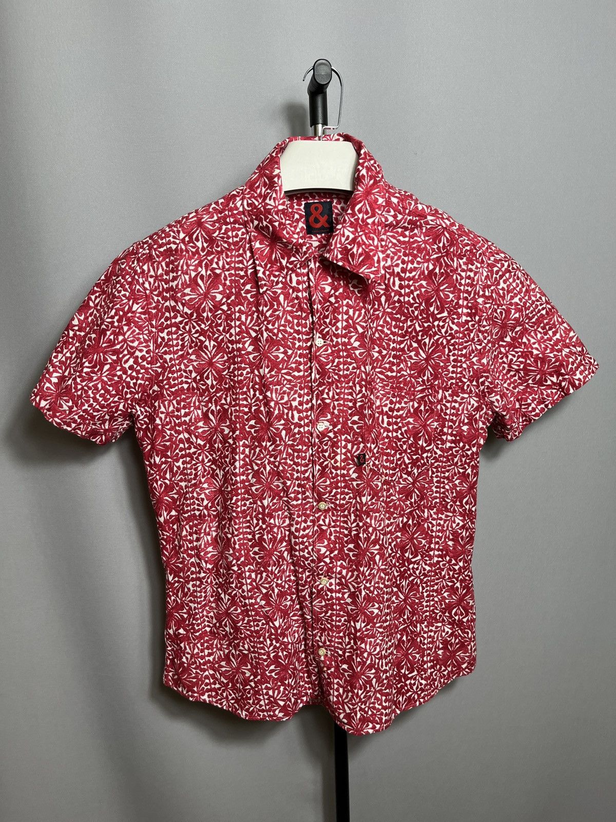 Dolce & Gabbana × Vintage dolce gabbana hawaiian shirt red short sleeve floral cotton Size US M / EU 48-50 / 2 - 1 Thumbnail