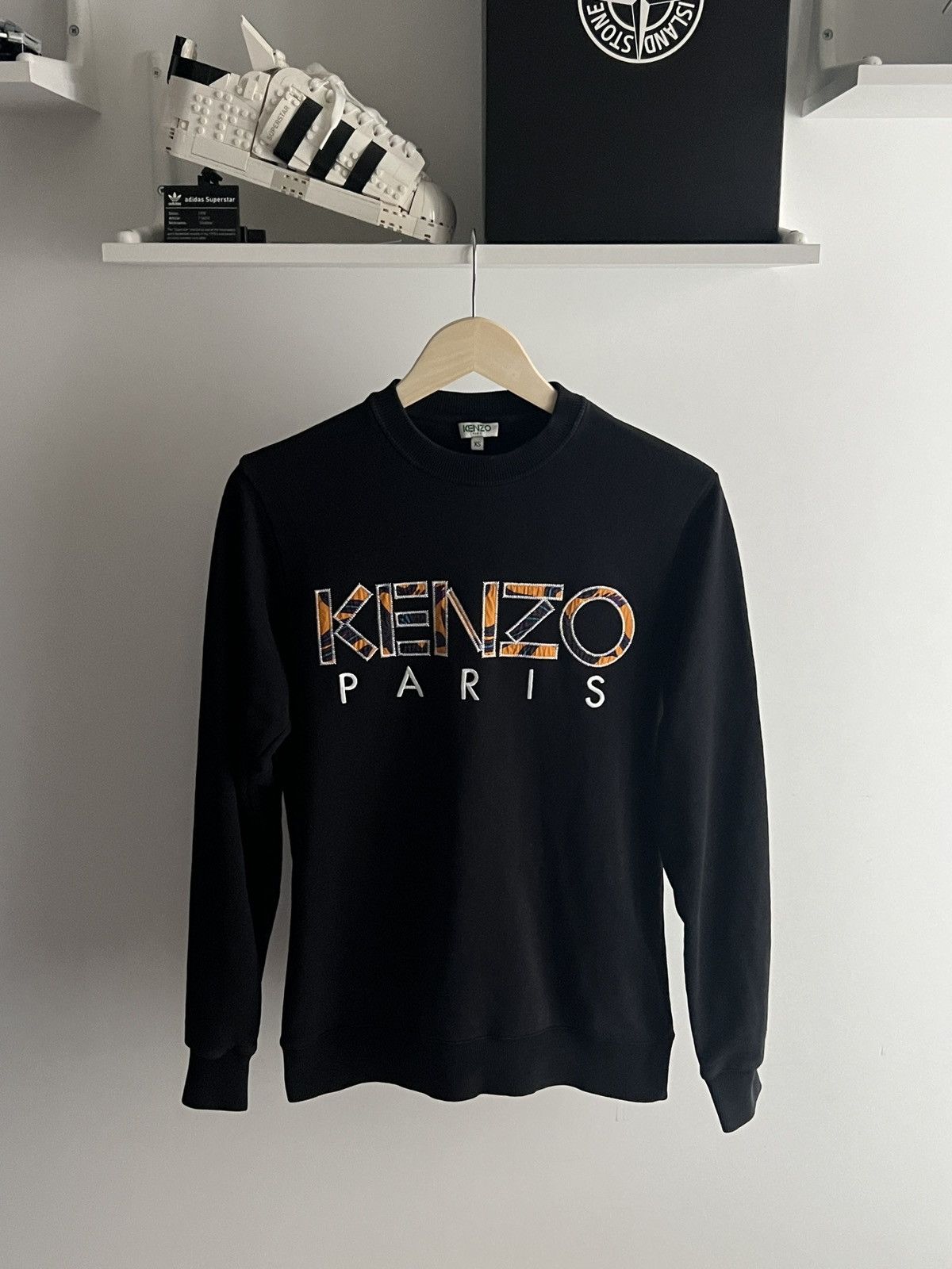 Designer × Kenzo Kenzo Paris Sweatshirt Crewneck Big Logo Y2K Size US XS / EU 42 / 0 - 1 Thumbnail