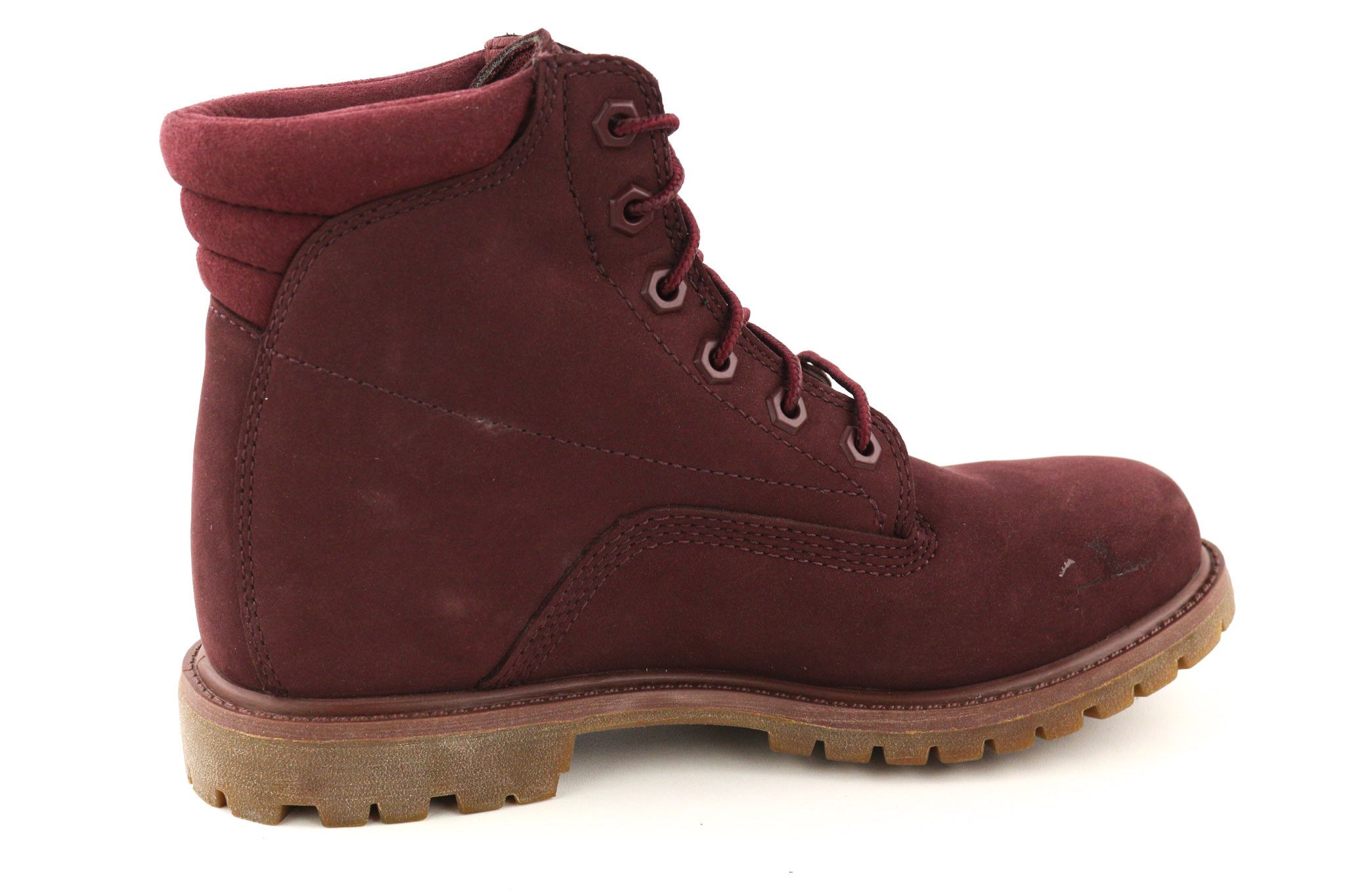 Timberland A1R2T-A4898 EU39/40 Purple Leather Lace Boots Shoes 81136 Size US 8 / IT 38 - 13 Thumbnail