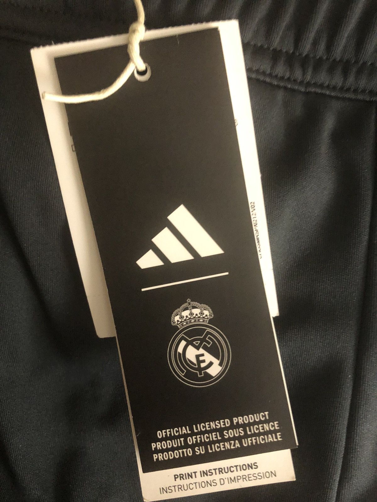 Adidas ADIDAS REAL MADRID Gray GREY FOOTBALL TRAINING PANTS 24/25 Size US 30 / EU 46 - 9 Thumbnail