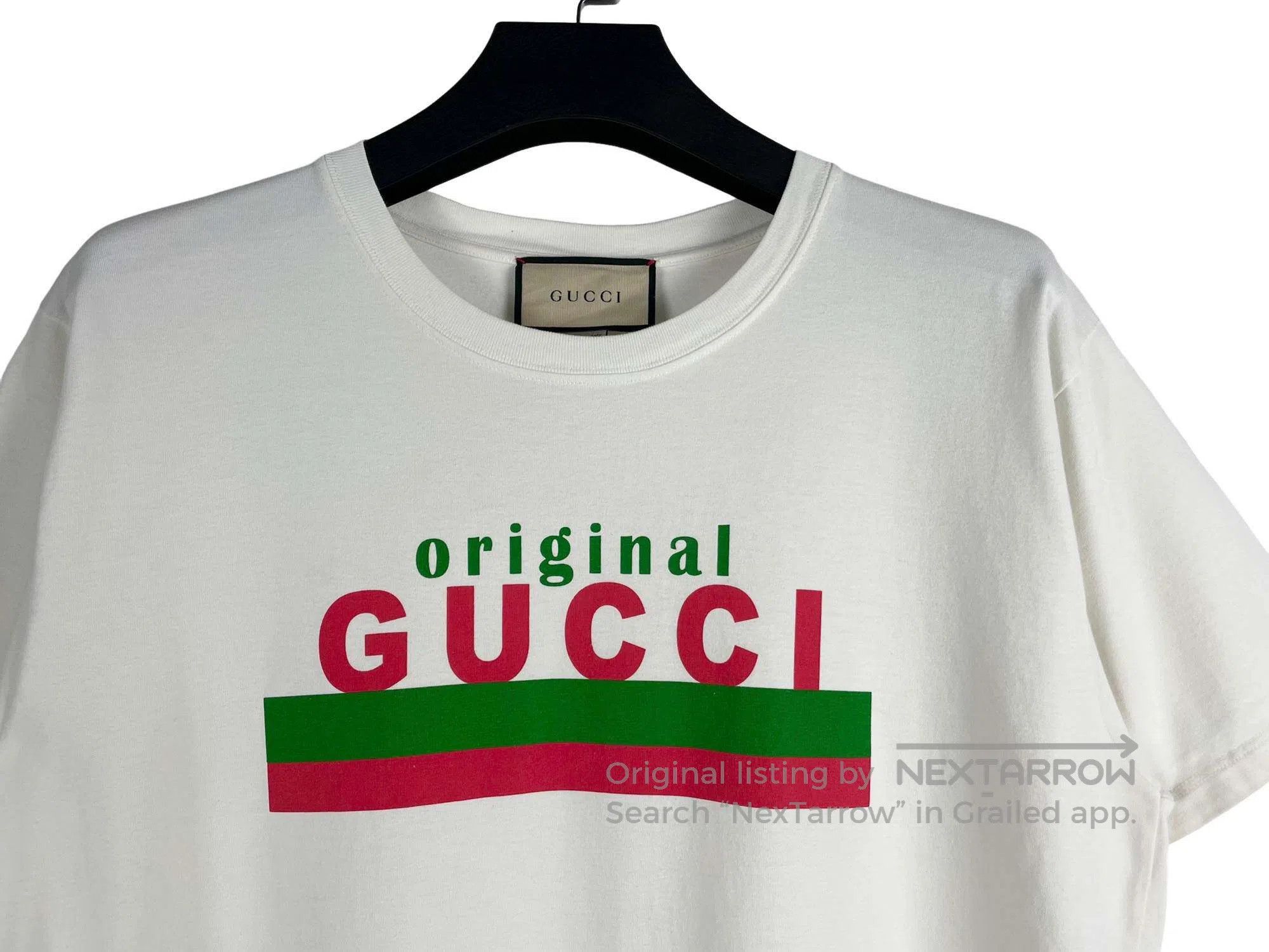 Gucci Guicci Red and Green Striped Short Sleeve Size US XS / EU 42 / 0 - 3 Thumbnail