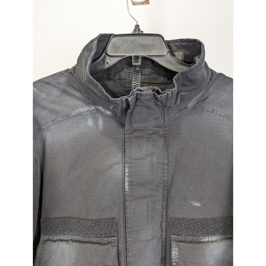 Balenciaga o1rshd1 Jacket in Black Size US M / EU 48-50 / 2 - 2 Thumbnail