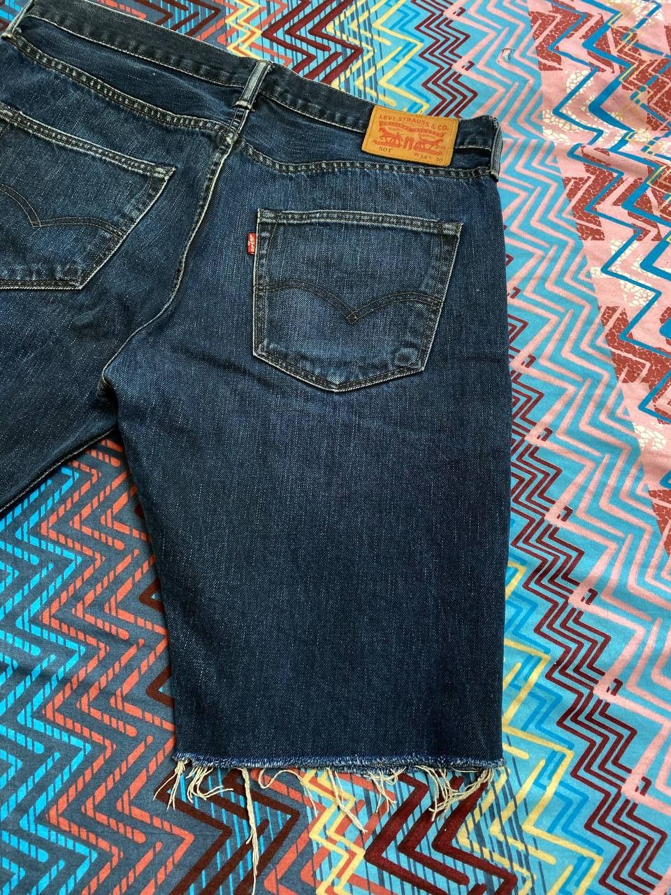 Levi's Vintage blue denim shorts Levi's 501 streetwear Y2K Size US 34 / EU 50 - 18 Thumbnail
