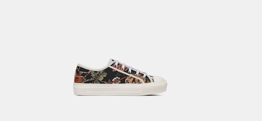 o1w1db10124 Jardin Botanique Embroidery Walk'Dior Sneaker