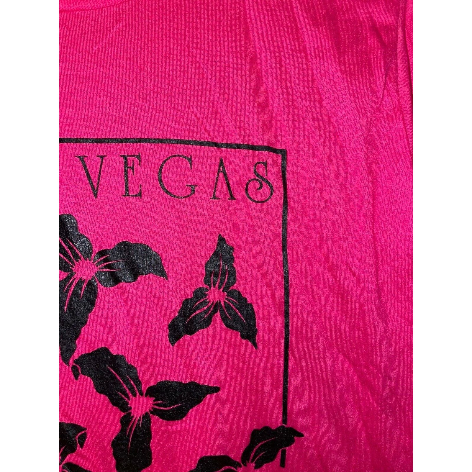 Jerzees Vintage Las Vegas Shirt NV Nevada Flower Pink Tee VTG 90s M Size US M / EU 48-50 / 2 - 4 Thumbnail