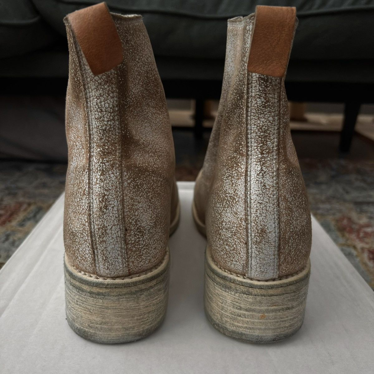 Guidi PL1_RU1 coated front zip ankle boot PL2 horse leather 36 Size US 6 / IT 36 - 3 Thumbnail