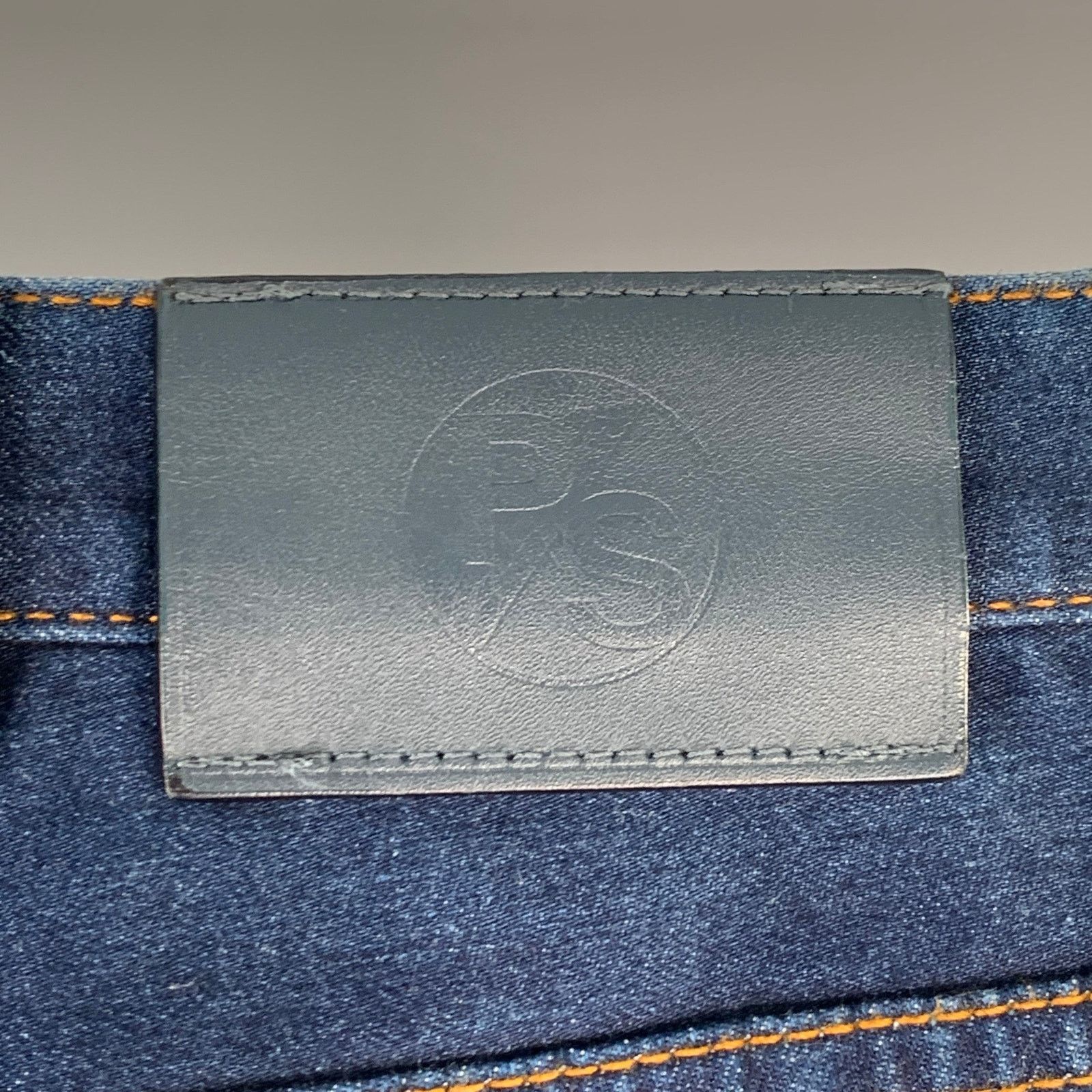 Paul Smith PS by PAUL SMITH Blue Contrast Stitch Cotton Straight Jeans Size US 32 / EU 48 - 3 Thumbnail